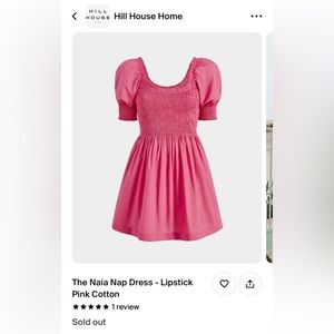 Hill House Home Naia Nap Dress - Pink - XS